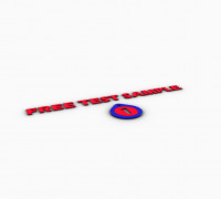 3D KEYCHAIN 3D model