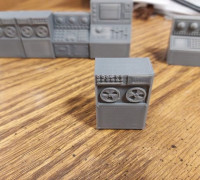 28mm Computer Databank Scenery Terrain - Separated 3D model