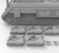 Epic Scale Scout Tank 3D model