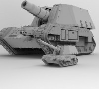 Epic Scale Armoured Self-Propelled Artillery 3D model