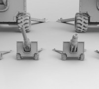 Epic Scale Field Artillery 3D model