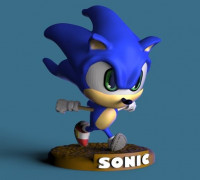 Sonic the Hedgehog 3D model