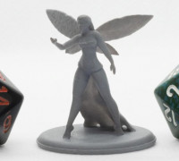 Fey Goddess - Tabletop Miniature 3D model