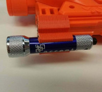 Nerf Flashlight mount 3D model