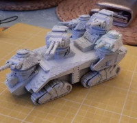 Grot Mega Tank - Bunty 3D model