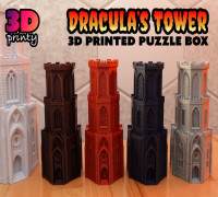 Dracula's Tower Puzzle Box 3D model