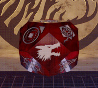 Clan Roller - Vampire the Masquerade Dice 3D model