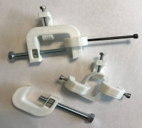 nut-trap C-clamp, semi-customizable 3D model