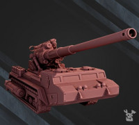 Self-Propelled Artillery "Dead Flower" 3D model