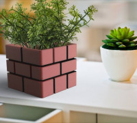 MARIO BROS FLOWERPOT 3D model