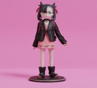 Pokemon - Marnie 3D model