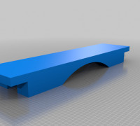 End support for spice rack shelf 3D model