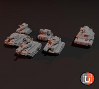 Ork Tanks 3D model
