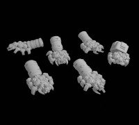 Tiny robotic creatures (6mm/8mm scale) 3D model