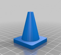 RC  traffic cone 遙控 交通三角錐 3D model