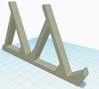 Simple Double Mechanical keyboard stand 3D model