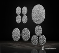 Decorative Bases War Field Set 3D model