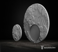 Decorative Bases Ruins Set 3D model