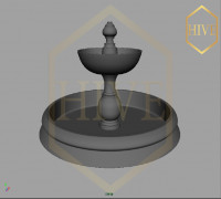 3d model fountain 3D model