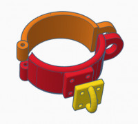 Wrist /Ankle cuffs (Lockable) with attachments 3D model
