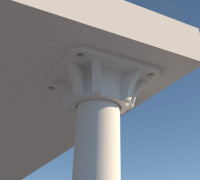 3/4" Dowel Table Adapters 3D model