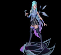 seraphine KDA 3D model
