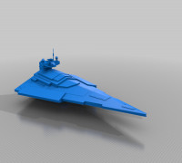Star Wars Victory class star destroyer 3D model