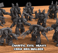 Chaotic Evil Heavy Corn Dog Builder 3D model