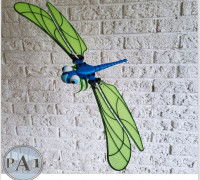 CUTE DRAGONFLY MOBILE WITH FLAPPING WINGS 3D model
