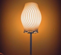 Twisted Lamp Shade 3D model