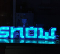 SNOW Led Lamp 3D model