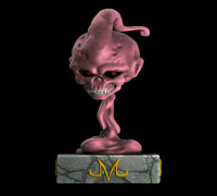 Kid Buu Bust 3D model