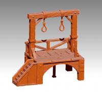 Gallows  (28mm scale) 3D model