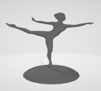 Ballet dancer holder 3D model
