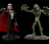 Universal Monsters 3D model