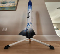 High Power Rocket Vertical Stands 3D model