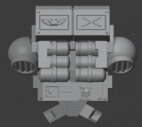 deadly watcher frag pack 3D model