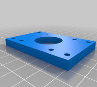 Nema 17 Flat Motor Bracket 3D model
