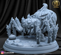 pumpkin spider 3D model