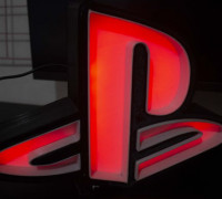 PS logo lamp 3D model