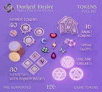 Premium Tokens - Full Set 3D model