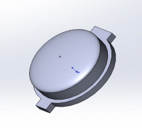 Dualshock 3 home button 3D model