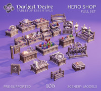 Hero Shop - Full Set 3D model