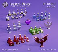 Potions 3D model