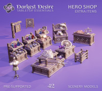 Hero Shop - Extra Items 3D model
