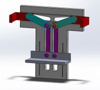 Adjustable Mobile Phone Car Holder 3D model