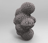 bubbles voronoi buble 8 3D model