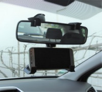 GPS rear-view mirror support 3D model