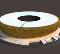 Qatar Lusail Stadium 3D model