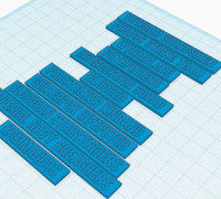 Kill Team plaques 3D model
